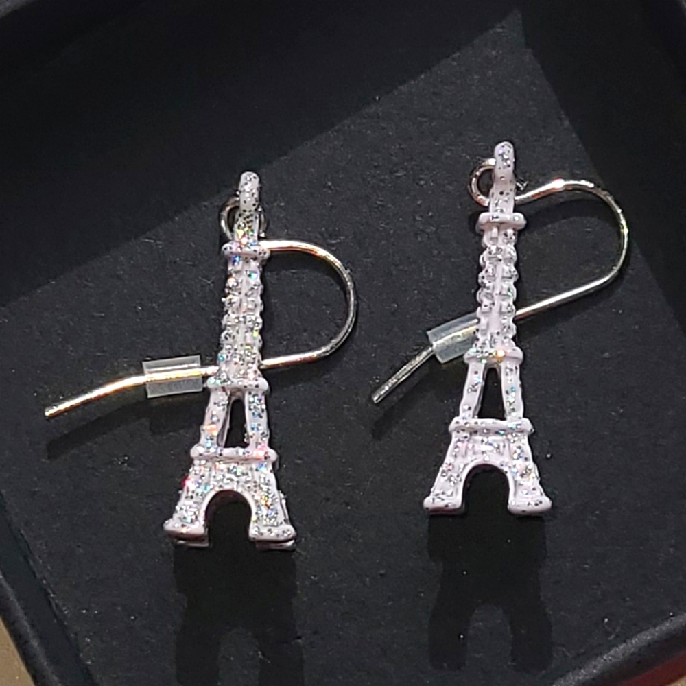 Sparkly Paris Eiffel Tower Earrings